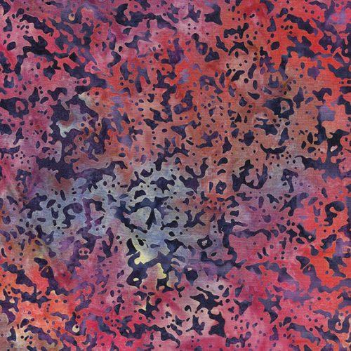 Fusion Grunge Texture Multi Red Blue Dusty - 122436817 - Island Batik - Nebraska Quilt Company - F250169