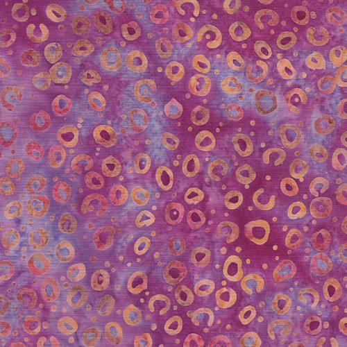 Fusion Round and Round Multi Purple Pink Iris - 122441890 - Island Batik - Nebraska Quilt Company - F250185