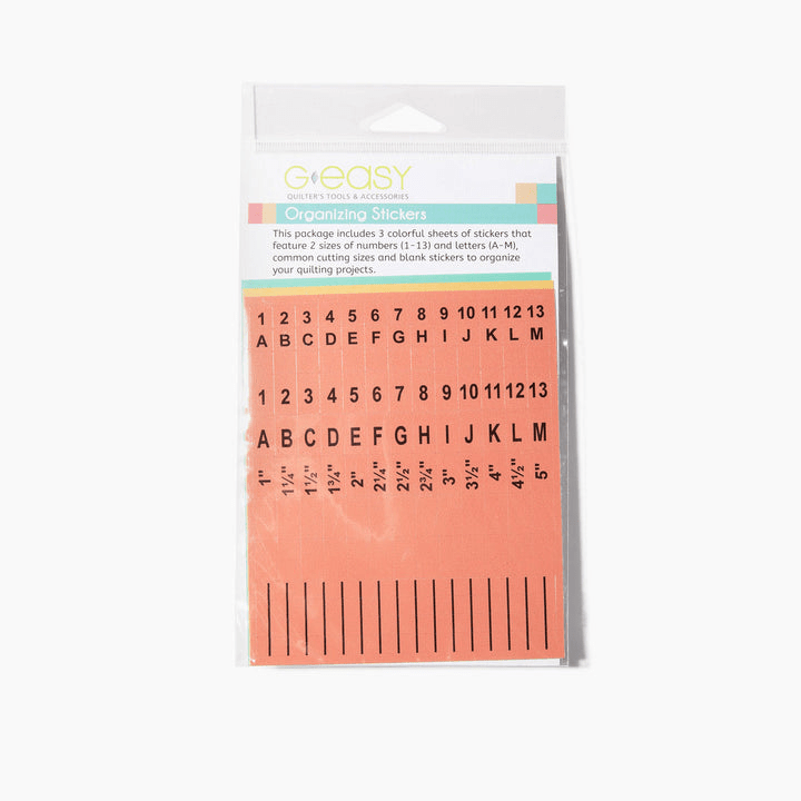 GEasy Organizing Stickers - Nebraska Quilt Company - N2502315