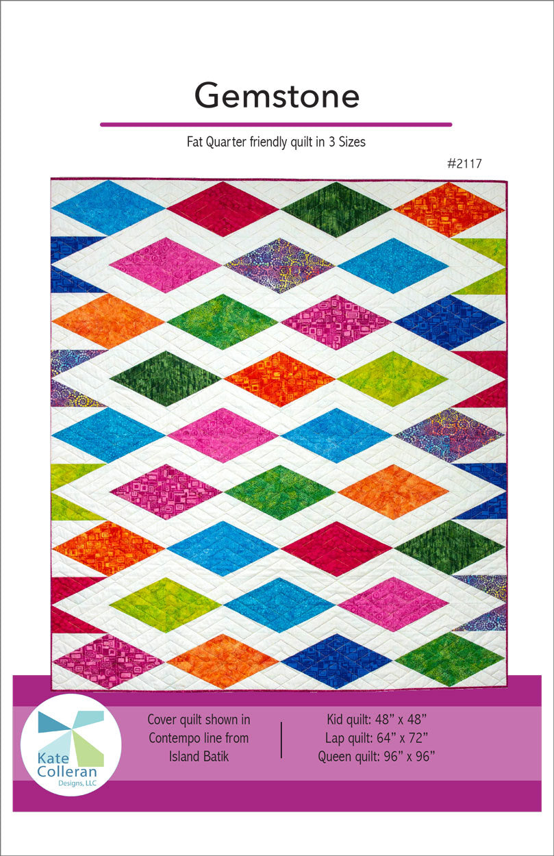 Gemstone Quilt Pattern - Nebraska Quilt Company - PUB07984