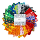 Good Vibrations 5" Squares Multi 42 Pieces - Nebraska Quilt Company - Good Vibrations 5" Squares Multi 42 Pieces