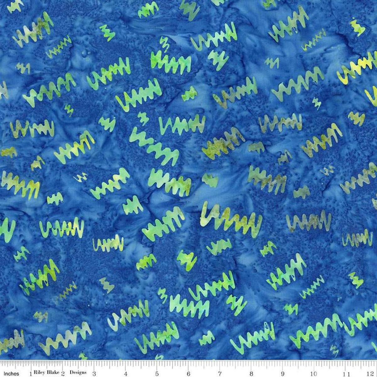 Good Vibrations Squiggles Lapis Blue - BT23314 - 295 - Riley Blake Designs - Nebraska Quilt Company - Good Vibrations Squiggles Lapis Blue - BT23314 - 295 - Riley Blake Designs
