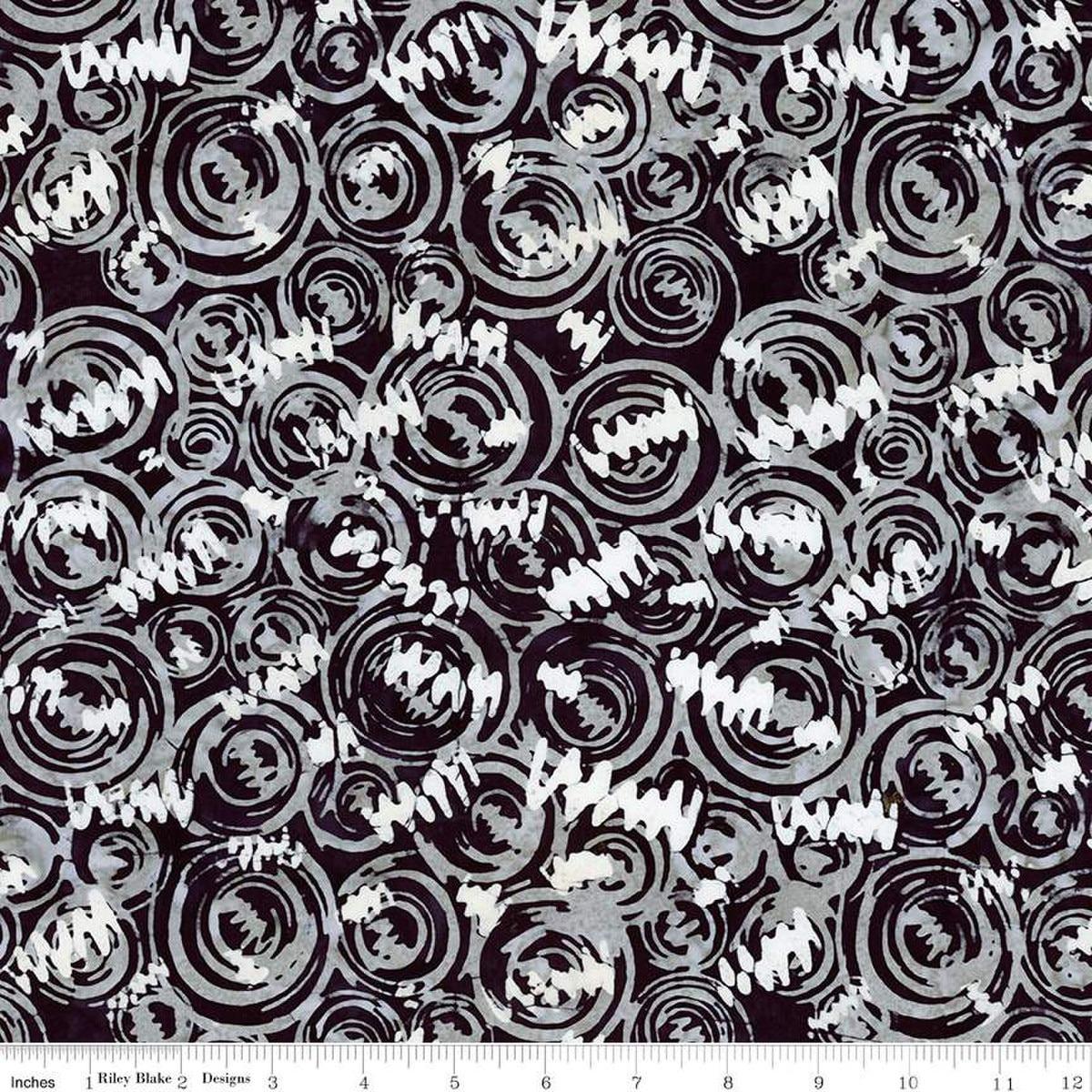 Good Vibrations Squiggles Licorice Candy Black - BT23313 - 129 - Riley Blake Designs - Nebraska Quilt Company - Good Vibrations Squiggles Licorice Candy Black - BT23313 - 129 - Riley Blake Designs