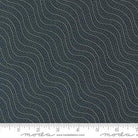 Goodnight Irene Making Waves Graphite Black - 1 Yard Cut - Verified! - 31708 23 - Moda Fabrics - Nebraska Quilt Company - F2400653