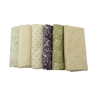 Green Purple and Cream Half Yard Bundle Multi 6 Pieces - Nebraska Quilt Company - PC261341