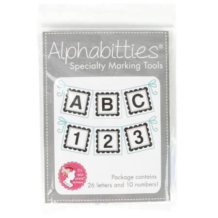 Grey Alphabitties Specialty Marking Tools - Nebraska Quilt Company - N03221