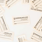 Handmade with Love Quilt Info Large Organic Cotton Write - In Labels - Nebraska Quilt Company - N251579