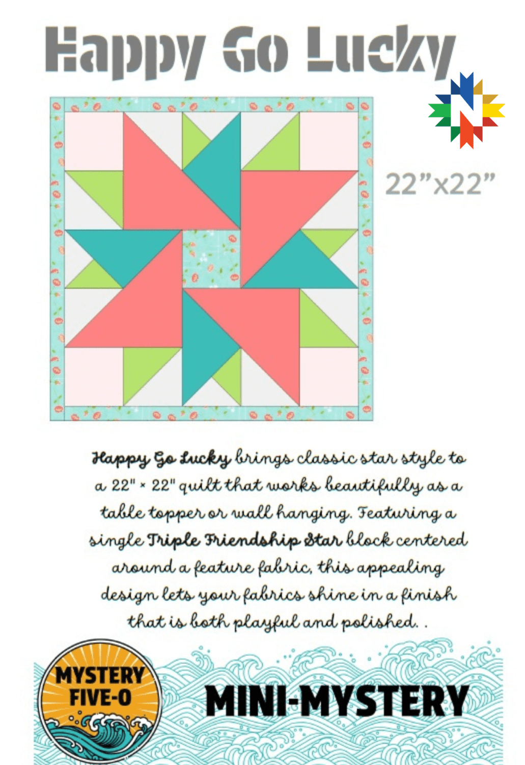 Happy Go Lucky Pattern - Nebraska Quilt Company - PUB261263