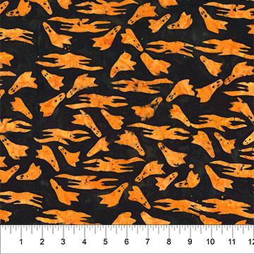 Happy Haunting Chosts & Clouds Pumpkin - 83710 - 58 - Banyan Batiks - Nebraska Quilt Company - F260949