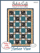 Harbor View 5 - Yard Quilt Pattern - Nebraska Quilt Company - PUB261054