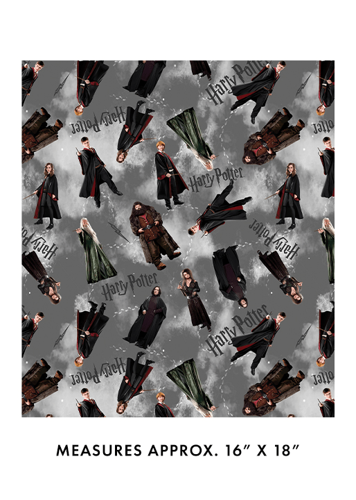 Harry Potter Characters Gray - 1521711 - Benartex - Nebraska Quilt Company - F2502257