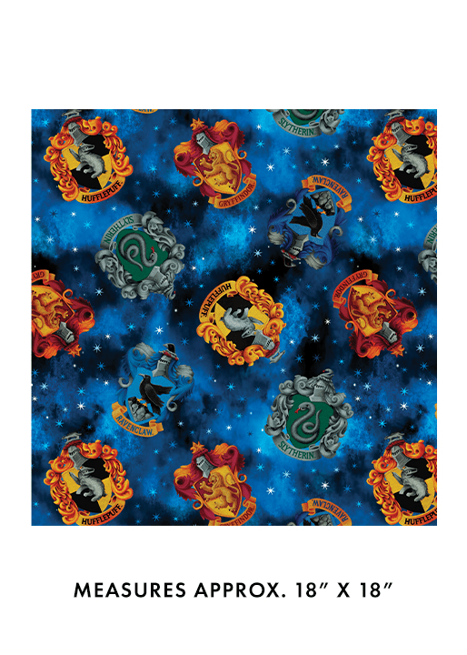 Harry Potter House Crests Blue - 1522355 - Benartex - Nebraska Quilt Company - F2502261