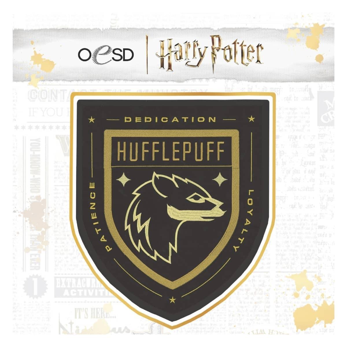 Harry Potter Hufflepuff Tiled House Banner USB - Nebraska Quilt Company - PUB2502191