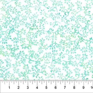 Heartland Small Vine Snow White - 83170 - 10 - Banyan Batiks - Nebraska Quilt Company - F07557