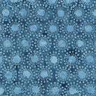 Heavy Metal Circle Dots Blue Denim - 122320565 - Island Batik - Nebraska Quilt Company - F07819