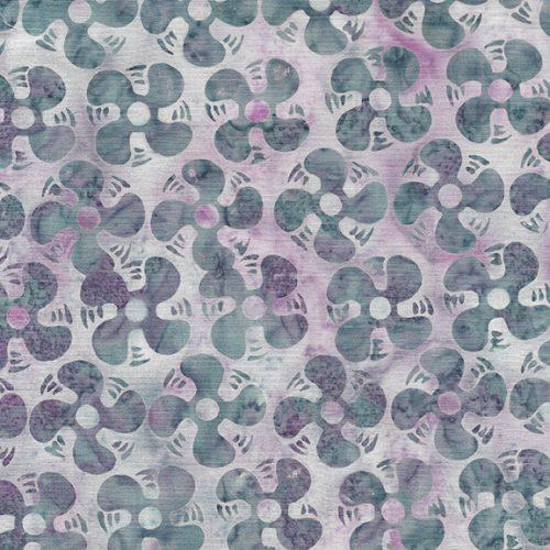 Heavy Metal Fan Multi Grey Purple White - 122322868 - Island Batik - Nebraska Quilt Company - F08069