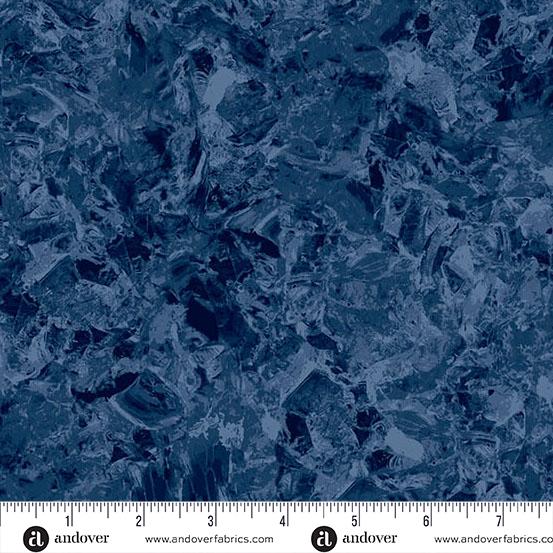 Heima Glacier Waterfall Blue - A - 1632 - B - Andover Fabrics - Nebraska Quilt Company - F2501635