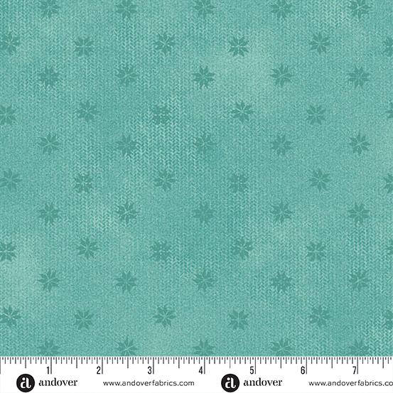Heima Knit Lagoon Blue - A - 1635 - T - Andover Fabrics - Nebraska Quilt Company - F2501665