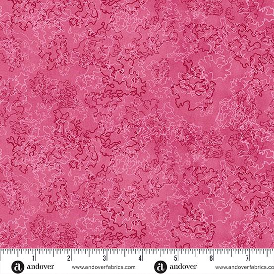 Heima Lichen Summer Sunset Pink - A - 1634 - E - Andover Fabrics - Nebraska Quilt Company - F2501652