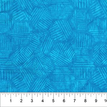Hexies Carribean - 81700 - 61 - Banyan Batiks - Nebraska Quilt Company - F06069