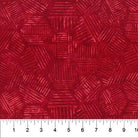 Hexies Dark Red - 81700 - 25 - Banyan Batiks - Nebraska Quilt Company - F2402267