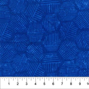 Hexies Denim - 81700 - 48 - Banyan Batiks - Nebraska Quilt Company - F06066