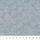 Hexies Smoke Blue - 81700 - 93 - Banyan Batiks - Nebraska Quilt Company - F251605