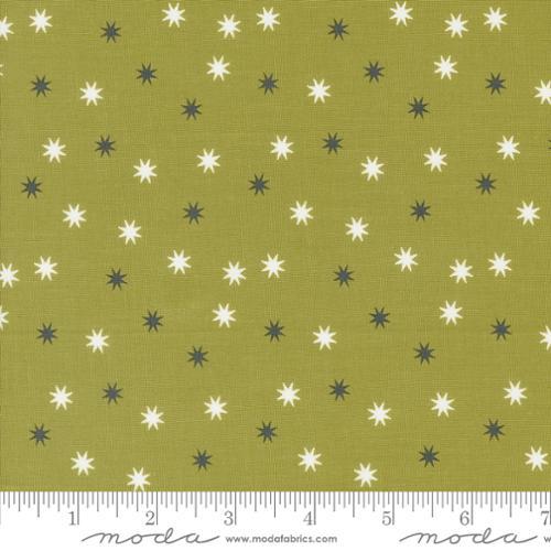 Hey Boo Practical Magic Stars Blenders Star Witchy Green - 5215 17 - Moda Fabrics - Nebraska Quilt Company - F08311