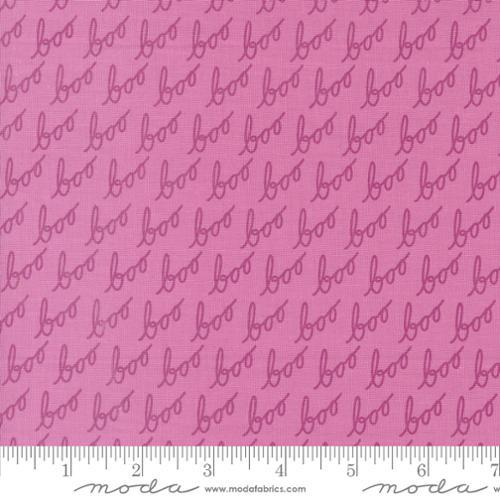 Hey Boo Text and Words Purple Haze - 5212 15 - Moda Fabrics - Nebraska Quilt Company - F08240