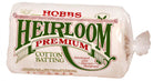 Hobbs Heirloom Premium 80/20 Batting 81" x 96" Full Cream - Nebraska Quilt Company - Hobbs Heirloom Premium 80/20 Batting 81" x 96" Full Cream