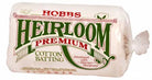 Hobbs Heirloom Premium Bleached 80/20 Batting 90" x 108" Queen White - Nebraska Quilt Company - Hobbs Heirloom Premium Bleached 80/20 Batting 90" x 108" Queen White