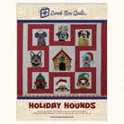 Holiday Hounds with CD Machine Embroidery Quilt Patterns - Nebraska Quilt Company - PUB261178