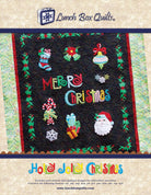 Holly Jolly Christmas with CD Machine Embroidery Quilt Pattern - Nebraska Quilt Company - PUB19378