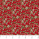 Home for Christmas Mistletoe Red Multi - DP28931-24 - Northcott Fabrics - Nebraska Quilt Company - F261342
