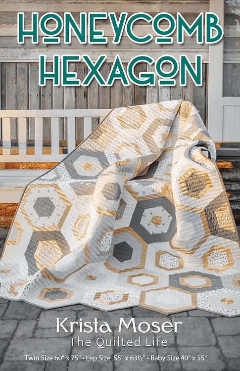 Honeycomb Hexagon Pattern - Nebraska Quilt Company - PUB240024