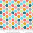 Honeyed Horizon Box Hex Cloud Multi - 47016 11 - Moda Fabrics - Nebraska Quilt Company - F260827