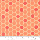 Honeyed Horizon Box Hex Guava Peach - 47016 15 - Moda Fabrics - Nebraska Quilt Company - F260828