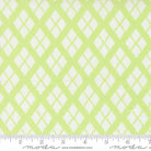Honeyed Horizon Diamonds Plaid Honeydew Green - 47015 16 - Moda Fabrics - Nebraska Quilt Company - F260825