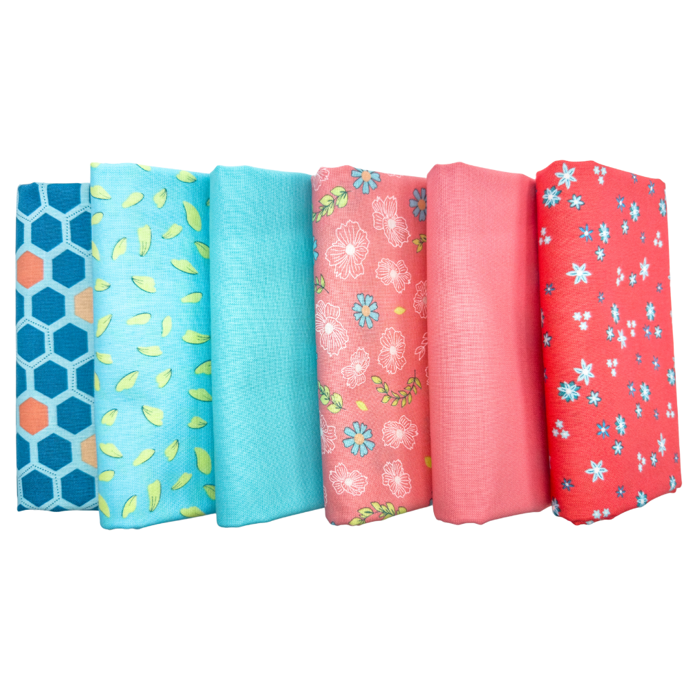 Honeyed Horizon Half Yard Bundle 6 Pieces Multi - Nebraska Quilt Company - PC261767