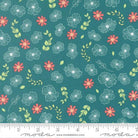 Honeyed Horizon Petal Grooves Horizon Teal - 47011 20 - Moda Fabrics - Nebraska Quilt Company - F260810