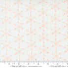 Honeyed Horizon Star Speck Geometric Flower Cloud Peach on White - 47014 25 - Moda Fabrics - Nebraska Quilt Company - F260823