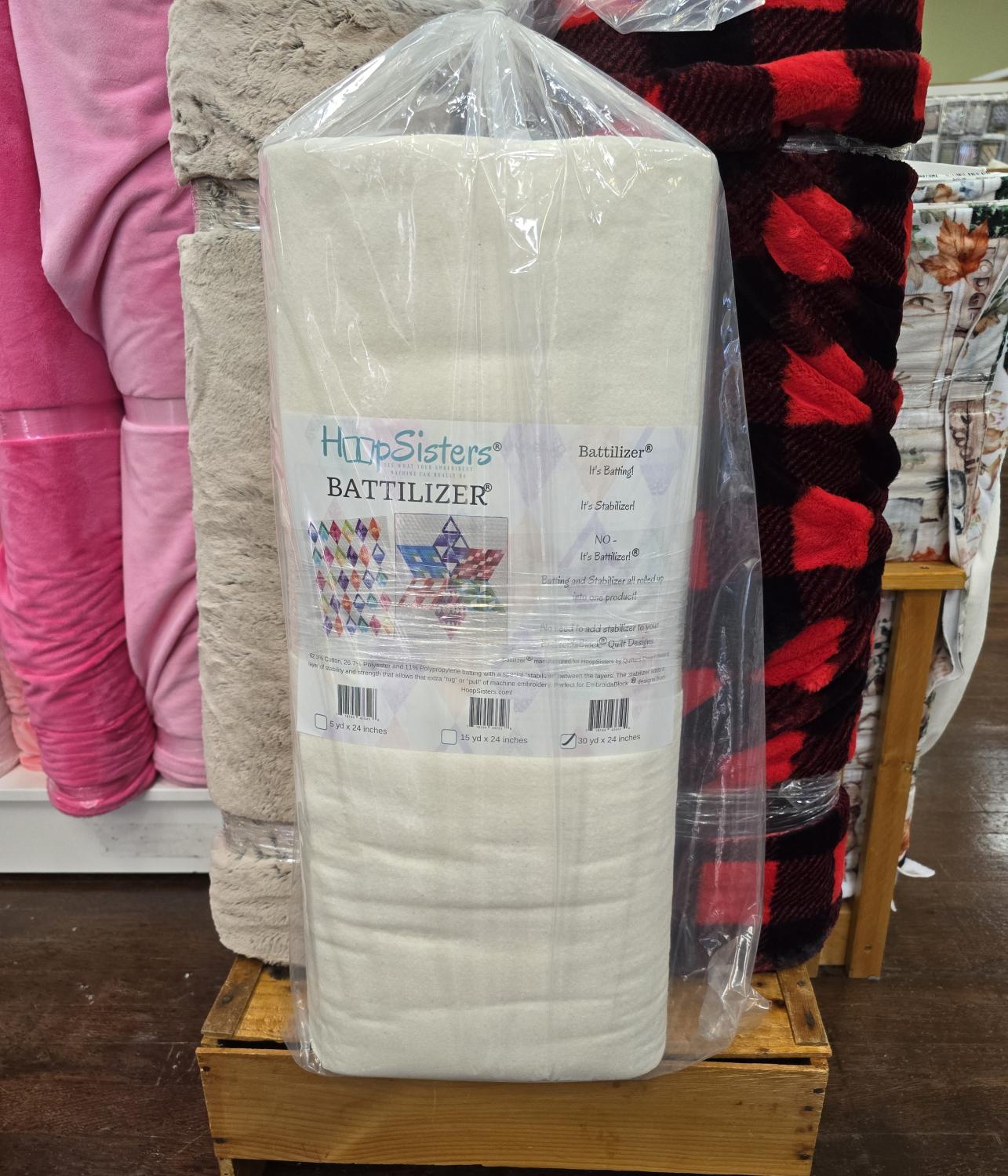 HoopSisters Battilizer 30 yards x 24" - Nebraska Quilt Company - BB14386