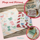 Hoopsisters Mugs & Mittens Digital Exclusive Download - Nebraska Quilt Company - PUB2401119