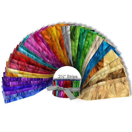 Horizons 2.5" Strip Multi 42 Pieces - HRZN - 6PKX - QT Fabrics - Nebraska Quilt Company - F260314