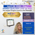 HQL@NQC: Pro - Stitcher Basics Hands - on TU April 28, 2026 9AM Start - Nebraska Quilt Company - HQL@NQC: Pro - Stitcher Basics Hands - on TU April 28, 2026 9AM Start