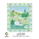 I Love Ewe Kit featuring Sweet Little Lamb - Nebraska Quilt Company - K260017