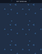 In The Navy Tossed Triangles 1817 - 39103 - 444 - Nebraska Quilt Company - F04020