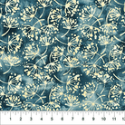 Ink And Petal Dandelion Indigo Teal - 82011-45 - Banyan Batiks - Nebraska Quilt Company - F261571