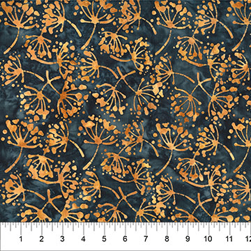 Ink And Petal Dandelion Pearl Blue - 82011-46 - Banyan Batiks - Nebraska Quilt Company - F261572