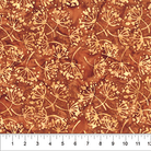 Ink And Petal Dandelion Pumpkin Orange - 82011-58 - Banyan Batiks - Nebraska Quilt Company - F261574